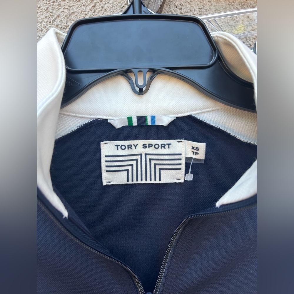 Tory Sport Colorblock track zip up jacket + Banner Tearaway Track Pants SET Navy - Picture 12 of 14